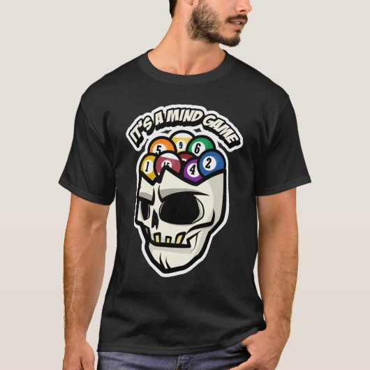 Billiard is een soort denkende game t-shirt (Voorkant)