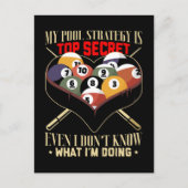 Billiard Joke 8 Ball Funny Pool Player Briefkaart (Voorkant)