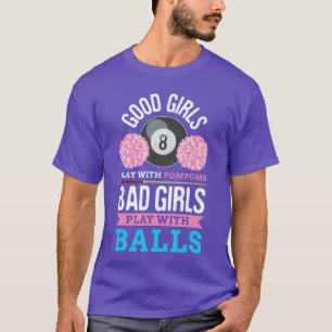 Billiard Keusport Spel Poolballen Biljart Speler T-shirt