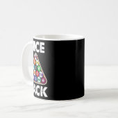 Billiard Nice Rack Billiard Player Gift Koffiemok (Voorkant links)