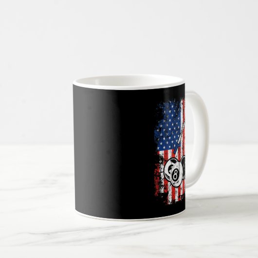 Billiard Pl. Koffiemok (Voorkant rechts)