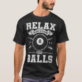 Billiard Player & billiard Pool Game T-shirt (Voorkant)