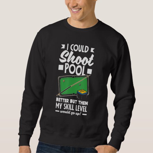 Billiard Player Pool Snooker Trui (Voorkant)