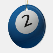 BILLIARD/POOL BALL CHRISTMAS ORNAMENT 2 (TWEE) (Links)