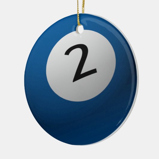 BILLIARD/POOL BALL CHRISTMAS ORNAMENT 2 (TWEE) (Links)