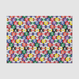 Billiard Pool Ball Pattern Tissuepapier