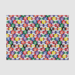 Billiard Pool Ball Pattern Tissuepapier