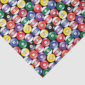 Billiard Pool Ball Pattern Tissuepapier (Detail)