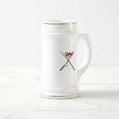 Billiard Pool Balls en Cues Bierpul (Voorkant rechts)