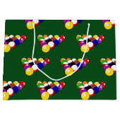 Billiard Pool Balls Large Cadeautasje (Voorkant)