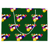 Billiard Pool Balls Large Cadeautasje (Achterkant)