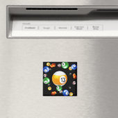 Billiard Pool Balls Magneet (Insitu (Vaatwasser))