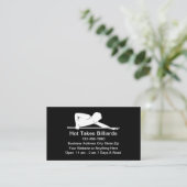 Billiard Pool Hall Business Cards Visitekaartje (Staand voorkant)