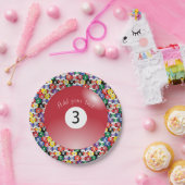 Billiard Pool is vast nummer drie Papieren Bordje (Feest)