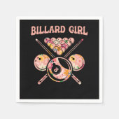 Billiard Pool Player Billard 8-Ball Servet (Voorkant)