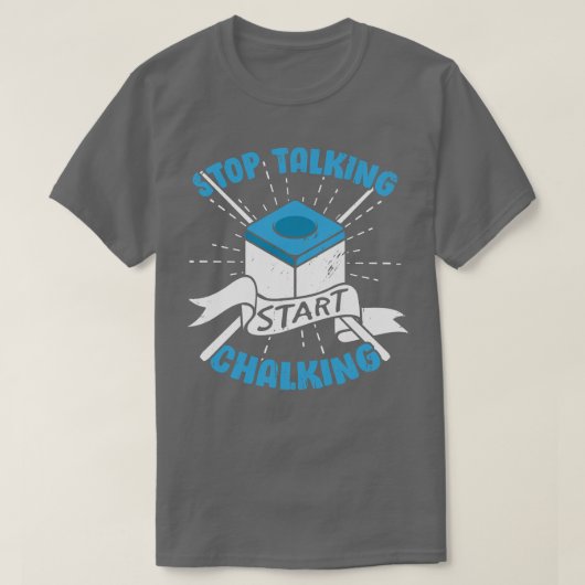 Billiard Pool Snooker Player Gift T-shirt (Design voorkant)