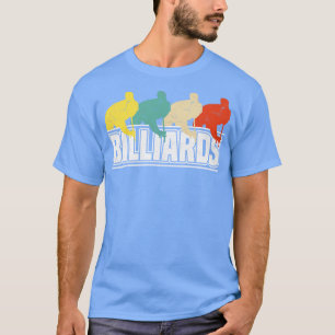 Billiard Pool Vintage Retro Biljartspeler T-shirt