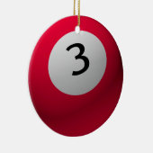 BILLIARD/POOLBALCHRISTMAS ORNAMENT 3 (DRIE) (Rechts)