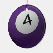 BILLIARD/POOLBALCHRISTMAS ORNAMENT 4 (VIER) (Links)