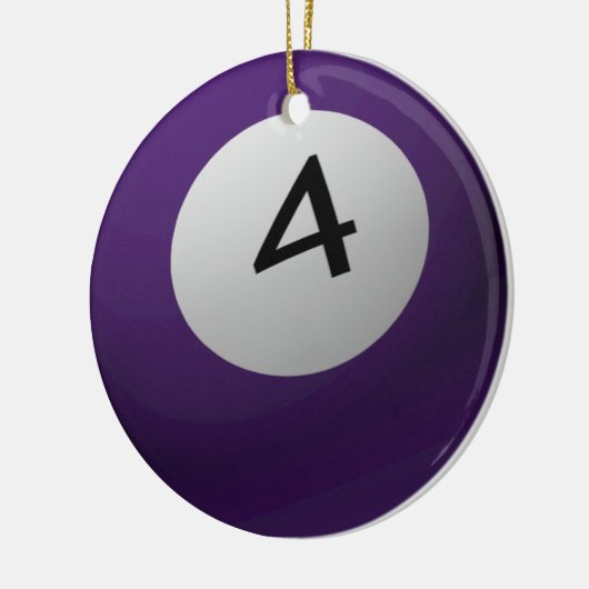 BILLIARD/POOLBALCHRISTMAS ORNAMENT 4 (VIER) (Links)