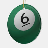 BILLIARD/POOLBALCHRISTMAS ORNAMENT 6 (ZES) (Links)