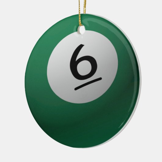 BILLIARD/POOLBALCHRISTMAS ORNAMENT 6 (ZES) (Links)