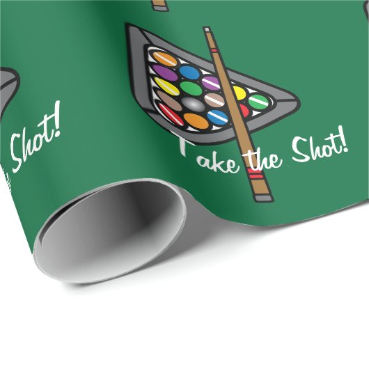 Billiard/poolspel Cadeaupapier (Rol Hoek)