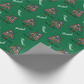 Billiard-/poolspellen Cadeaupapier (Hoek)