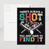 Billiard Quote Funny 8 Ball Player Briefkaart (Voorkant / Achterkant)