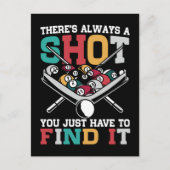 Billiard Quote Funny 8 Ball Player Briefkaart (Voorkant)