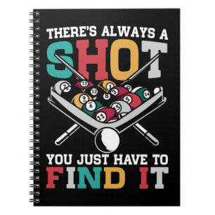 Billiard Quote Funny 8 Ball Player Notitieboek