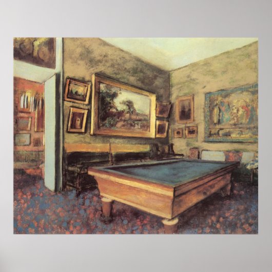 Billiard Room Poster (Voorkant)