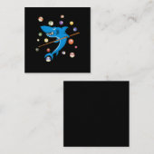 Billiard Shark 8 Ball Player Pool Table Cue Stick Vierkante Visitekaartje (Voorkant / Achterkant)