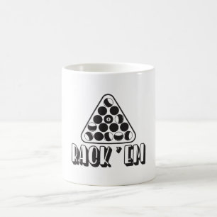 Billiard Shirt Print Koffiemok