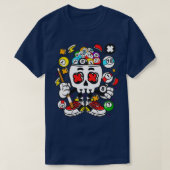 Billiard Skull T-shirt (Design voorkant)