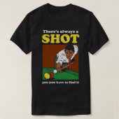 Billiard Snooker Retro 1 T-shirt (Design voorkant)