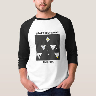 Billiard T-Shirt - Wat is je spel?