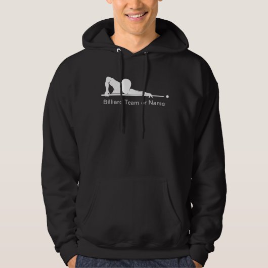 Billiard Team Poolhal T-shirts Sjabloon (Voorkant)