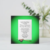 Billiard Theme Weddenschap Kaart (Staand voorkant)