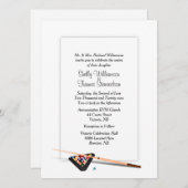 Billiard Theme Weddenschap Kaart (Voorkant / Achterkant)