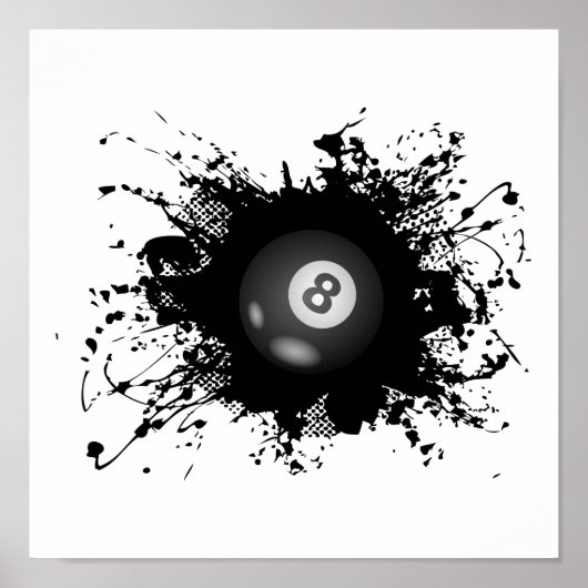 Billiard Urban Style Poster (Voorkant)