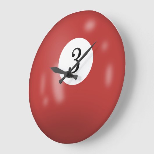 Billiardbaalnummer 3 grote klok (Hoek)