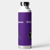 Billiardbal en Keu Personaliseer Waterfles (Links)