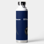 Billiardbal en Keu Personaliseer Waterfles (Links)