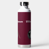 Billiardbal en keu personaliseren waterfles (Links)