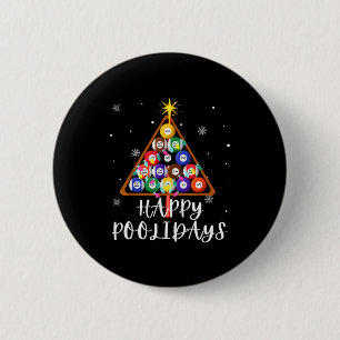 Billiardbal Kerstboom Ol Billiards Kerstmis Ronde Button 5,7 Cm