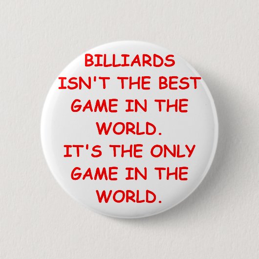BILLIARDEN RONDE BUTTON 5,7 CM (Voorkant)