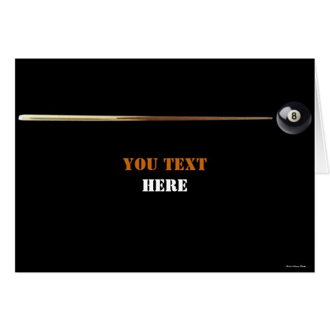 BilliardKaart (Voorkant Horizontaal)