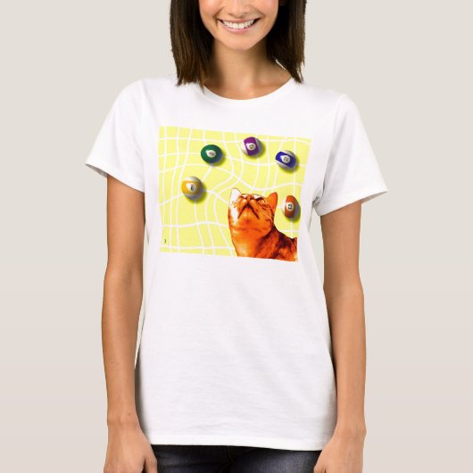 Billiardkat T-shirt (Voorkant)