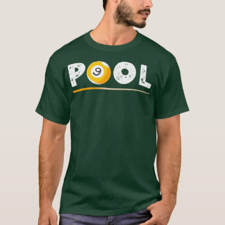 Billiardpool 9-speler t-shirt